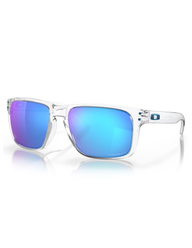 Holbrook XL Polished Clear/Prizm Sapphire Polarized Sunglasses en ligne des produits 