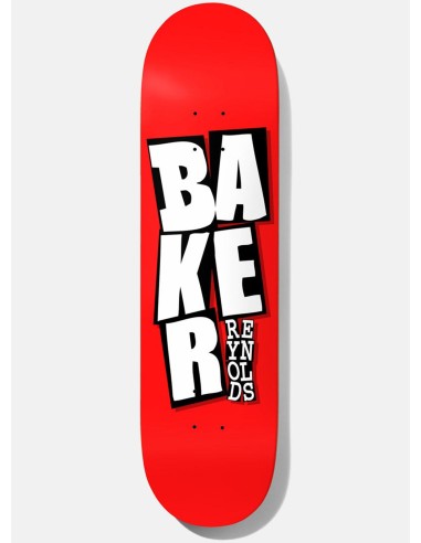 B2 Stacked Name Reynolds 8'' Skateboard Deck la colonne vertébrale