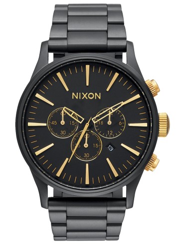 Sentry Chrono Matte Black/Gold Watch Le MVP de beaucoup